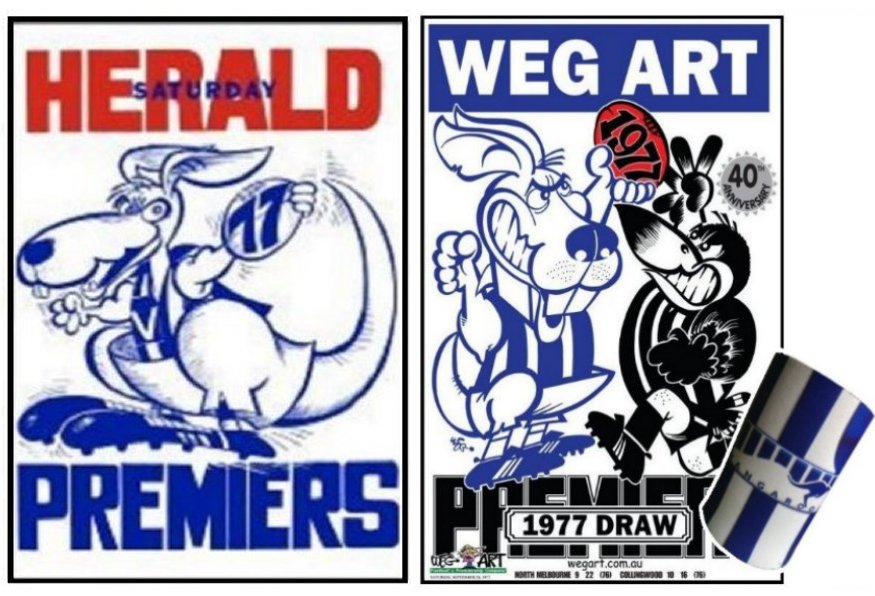 1977 Grand Final Poster & FREE Drawn Poster